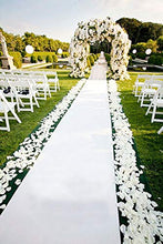 Load image into Gallery viewer, 5M 10M Wedding Party Carpet Rug Aisle Runner Red White Decoration non-woven fabric for Outdoor Beach Weddings Thickness:0.8 mm